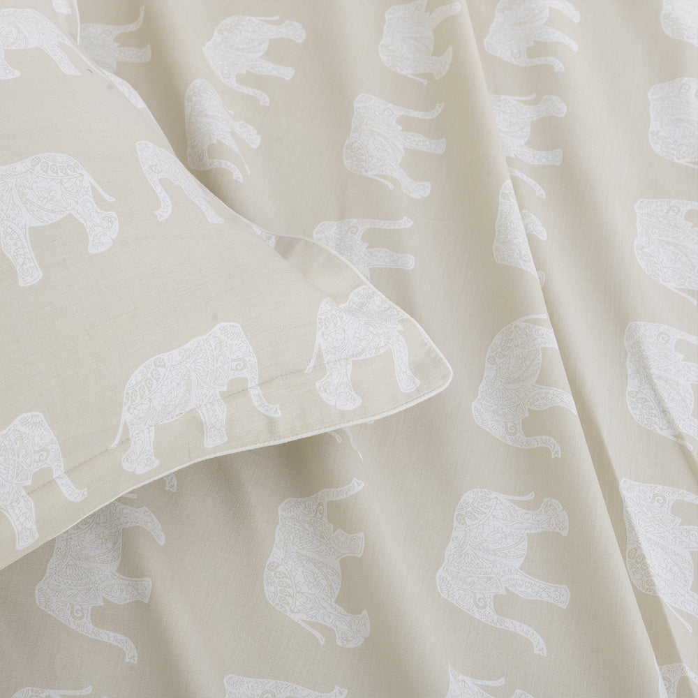 Cotton Muse Pure Farm Cotton - 300 TC Block Print