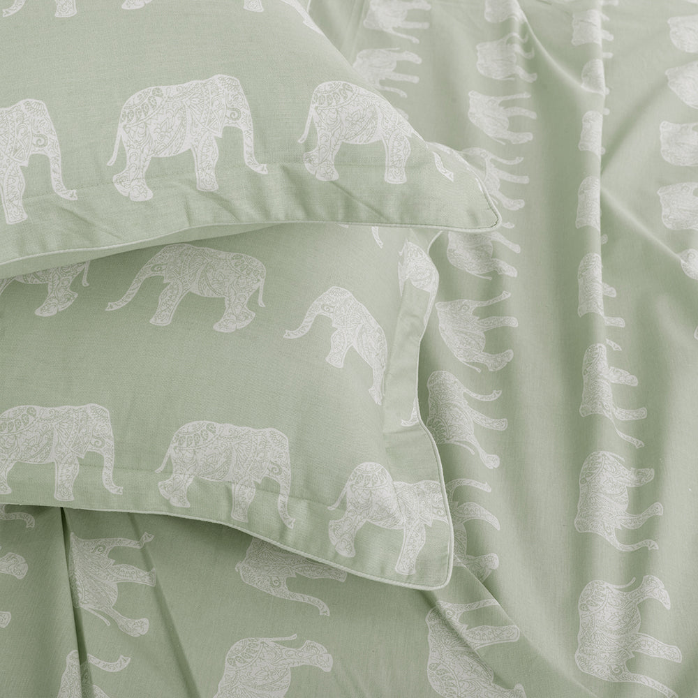 Cotton Muse Pure Farm Cotton - 300 TC Block Print