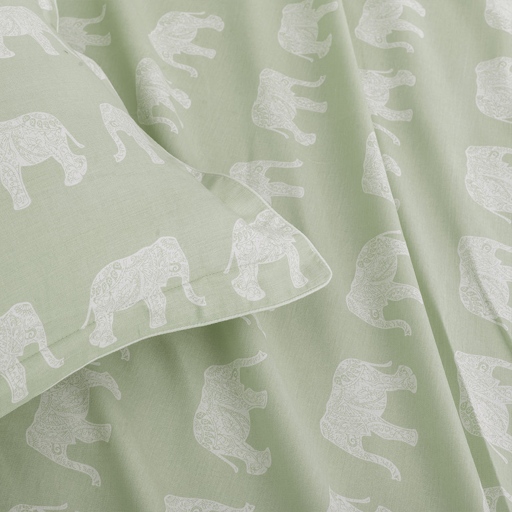 Cotton Muse Pure Farm Cotton - 300 TC Block Print