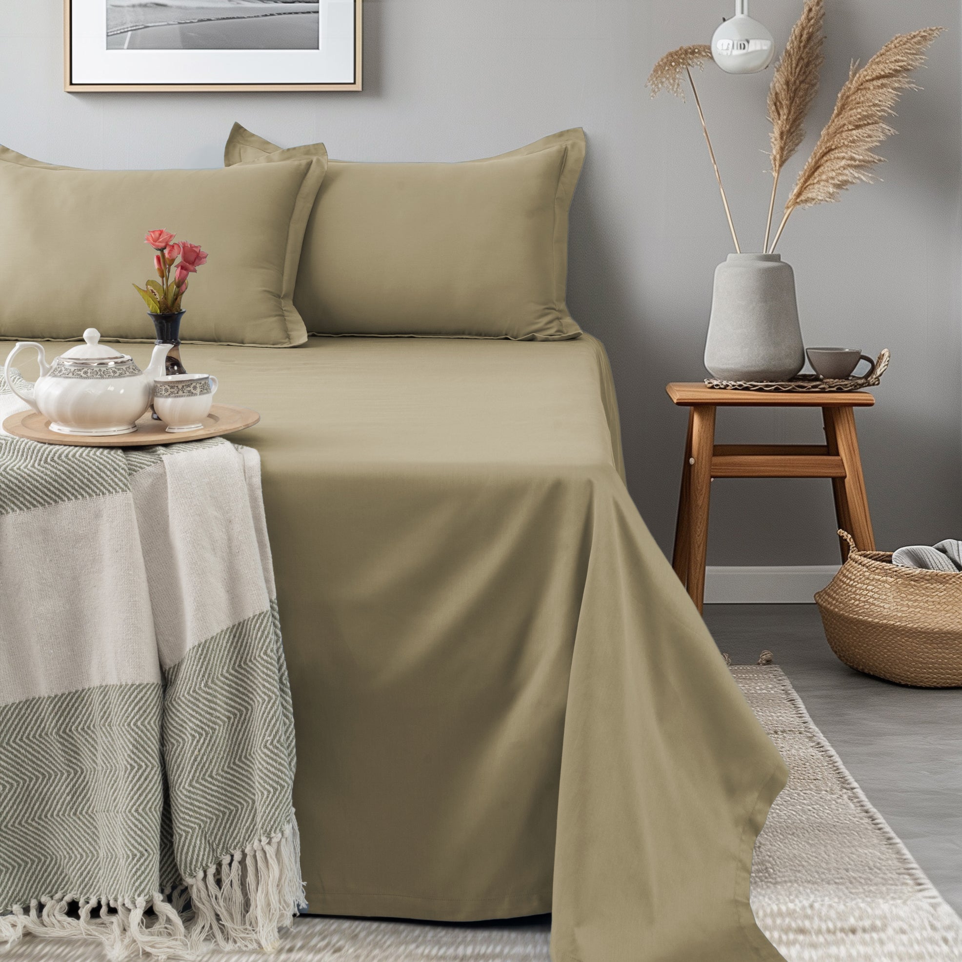 Cotton Sole Pure Farm Cotton - 300 TC Plain