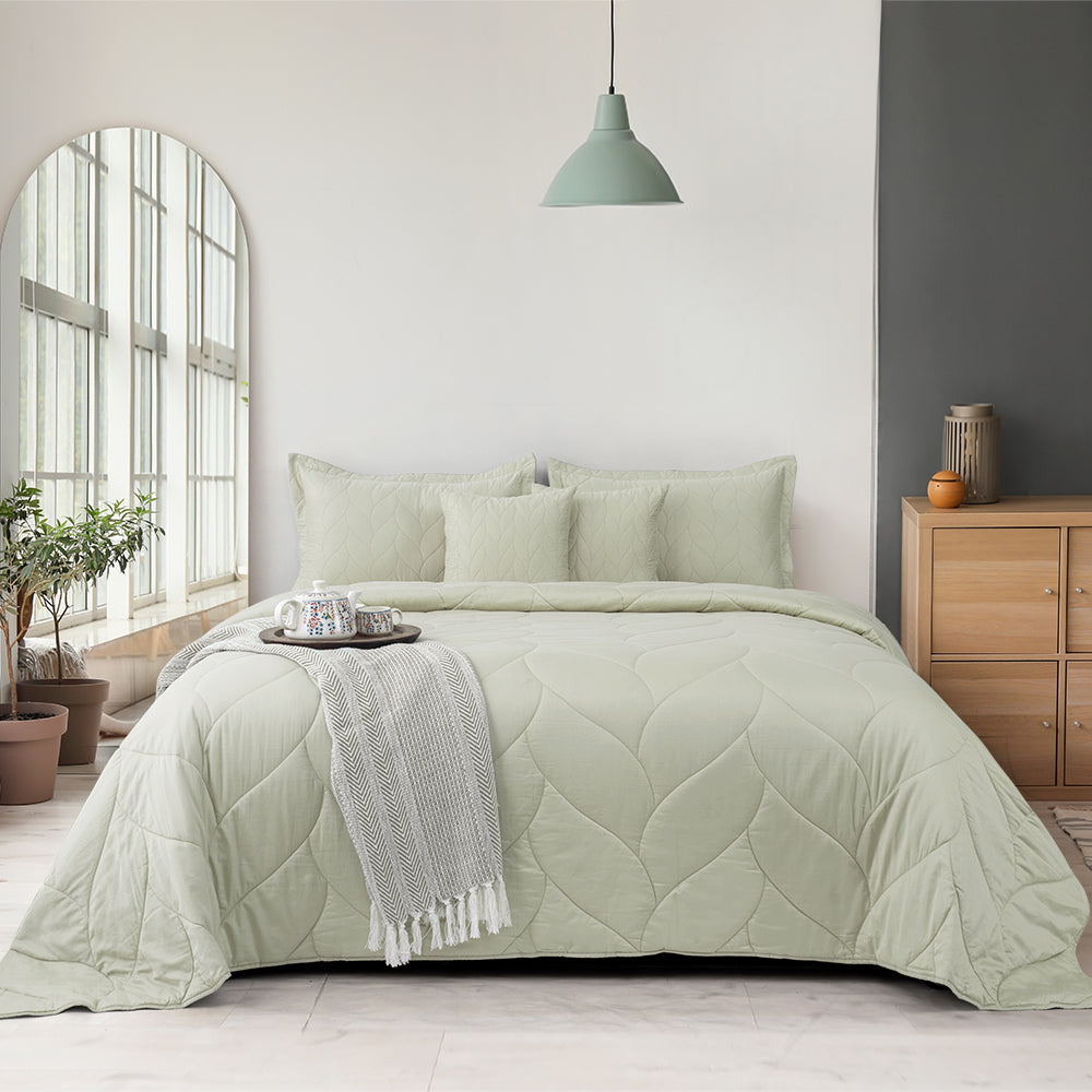 The Loomsville Suite Pure Farm Cotton - All Season elegant comforter set - 350 TC