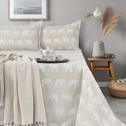 Cotton Muse Pure Farm Cotton - 300 TC Block Print