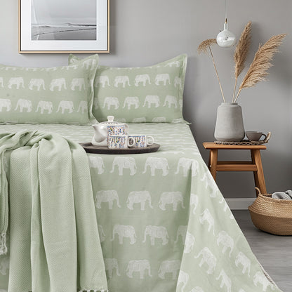 Cotton Muse Pure Farm Cotton - 300 TC Block Print