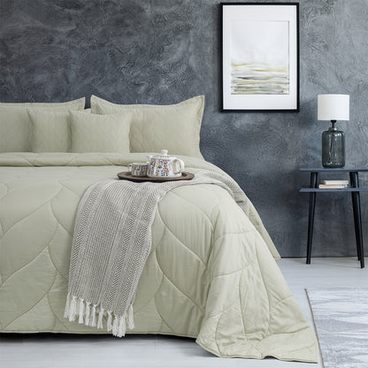 The Loomsville Suite Pure Farm Cotton - All Season elegant comforter set - 350 TC