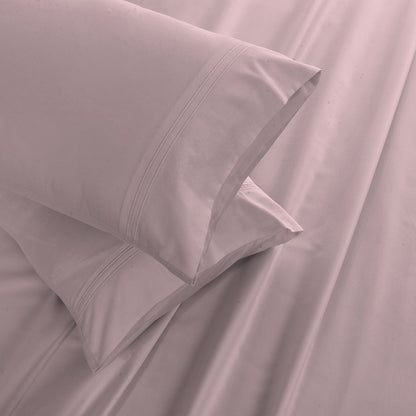 Empress Edit Pure Farm Cotton - 400 TC Plain with Chic Pillow embroidery