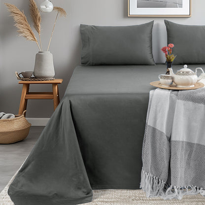 Empress Edit Pure Farm Cotton - 400 TC Plain with Chic Pillow embroidery